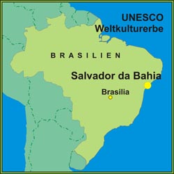 Historisches Zentrum Salvador da Bahia ist UNESCO Weltkulturerbe