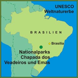 Nationalparks Chapada dos Veadeiros und Emas sind UNESCO Weltnaturerbe