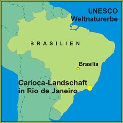 Rio de Janeiro: Carioca-Landschaft zwischen Bergen und Meer